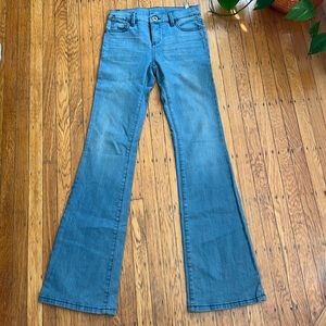 BCBG Max Azria Flair Mid-rise Jeans